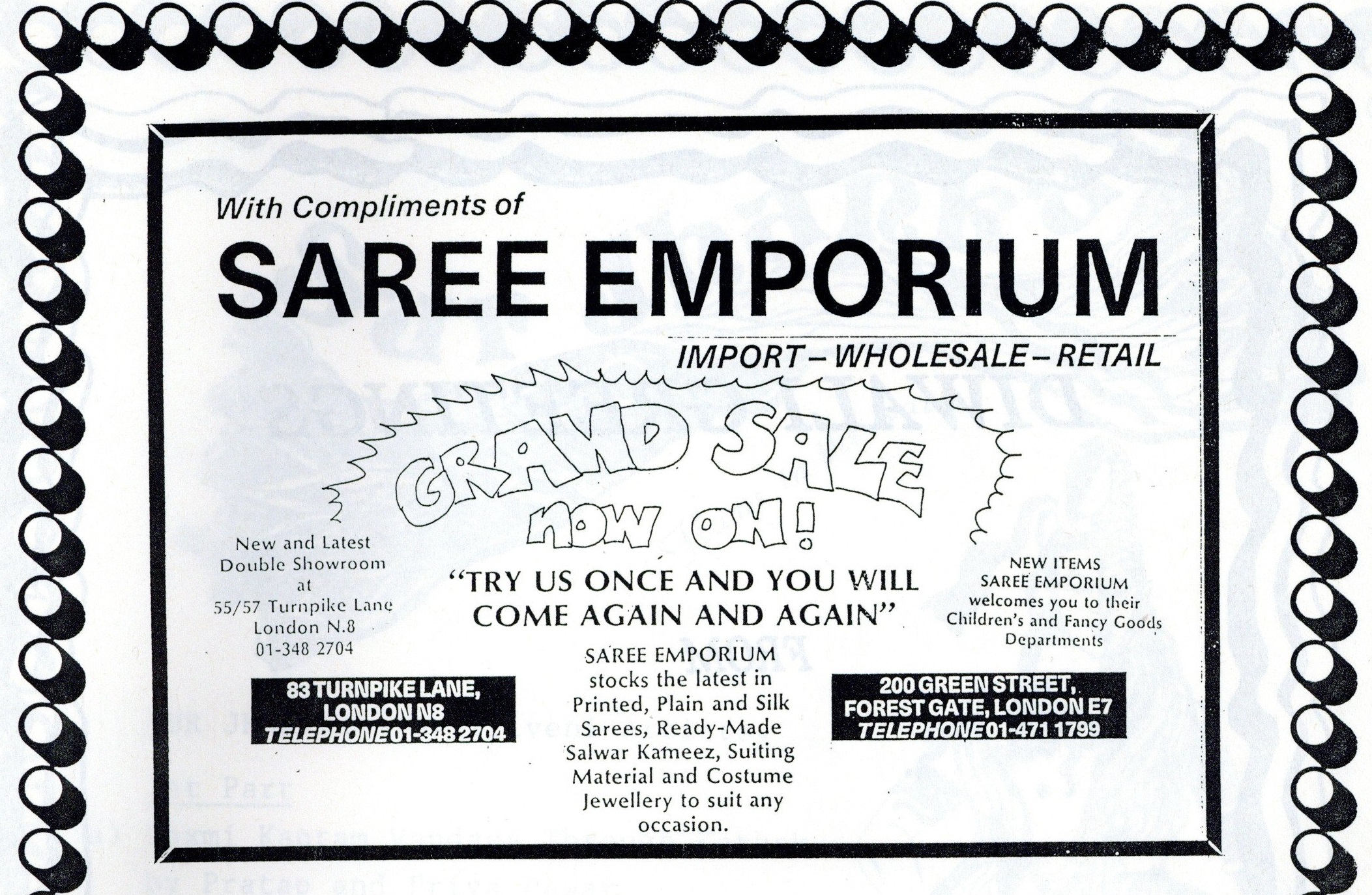 Saree emporium Turnpike Lane