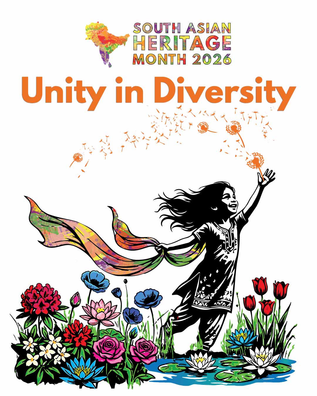 Unity in Diversity: The National Flowers of South Asia