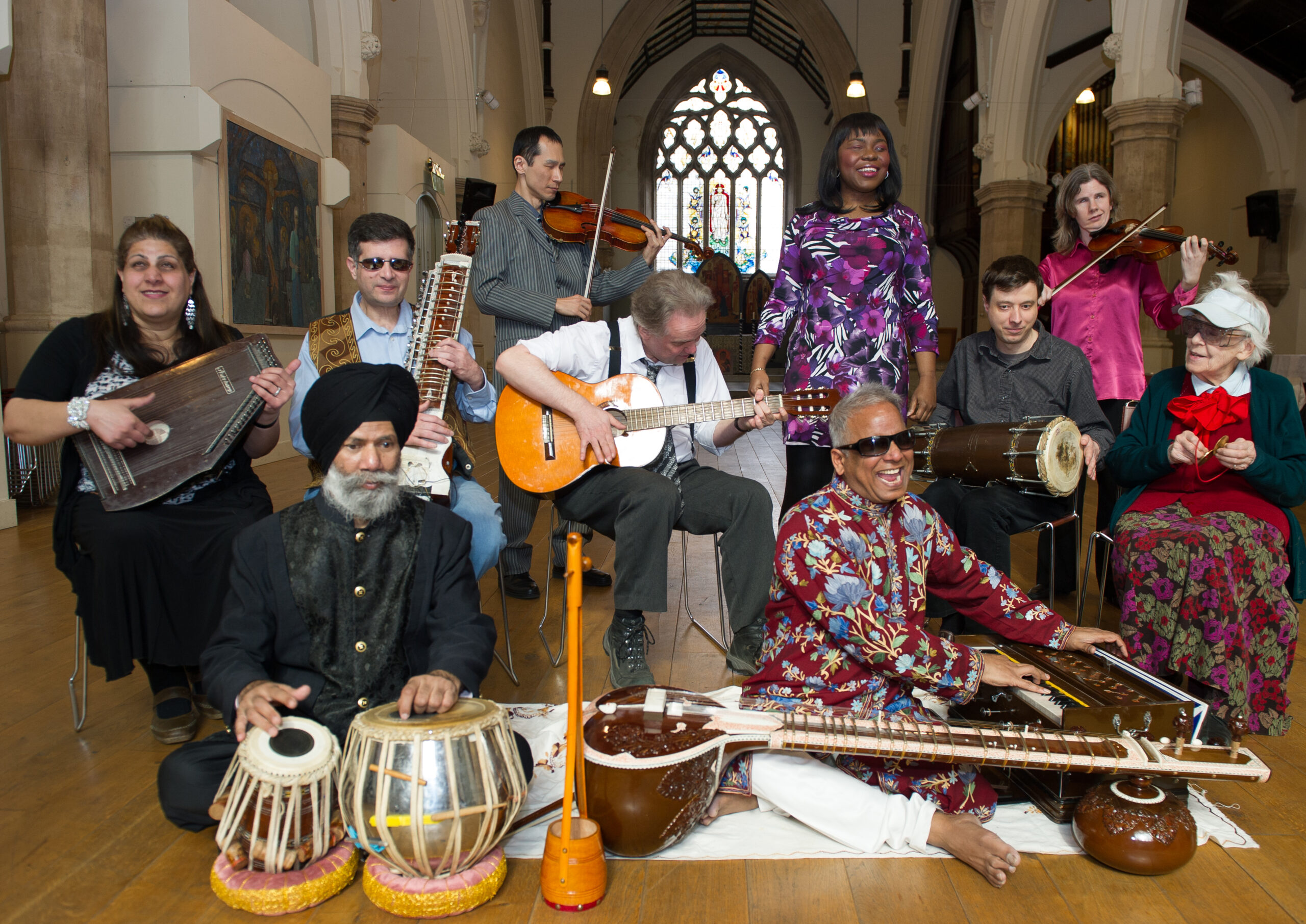 Baluji with his Inner Vision Orchestra