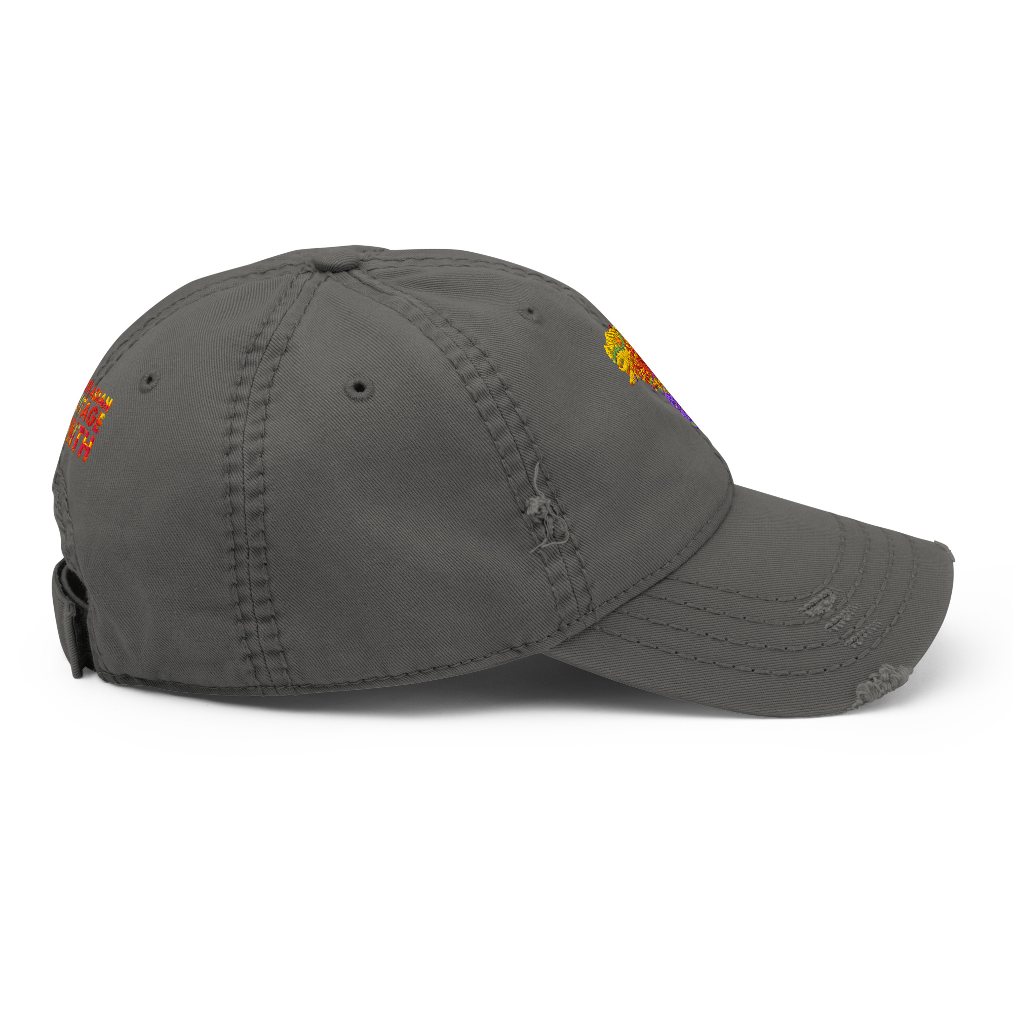 SAHM Distressed Heritage Cap | Vintage South Asian Heritage Month Cap - Image 6